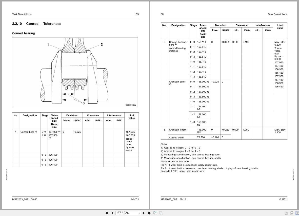 MTU Diesel Engine 12 V 1163 TB73 to 16 V 1163 TB93 Technical Documentation MS22033 00E 2