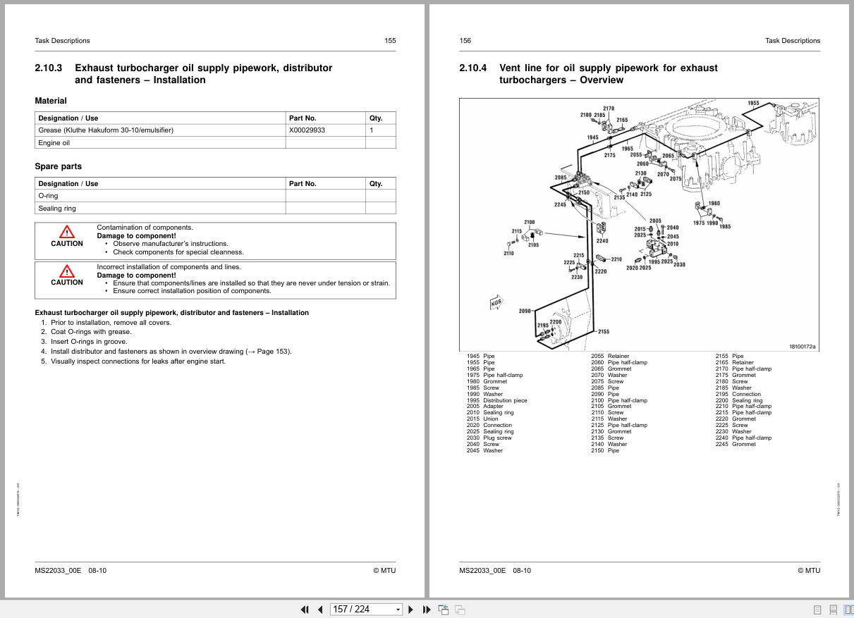 MTU Diesel Engine 12 V 1163 TB73 to 16 V 1163 TB93 Technical Documentation MS22033 00E 3