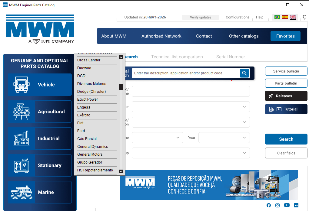 MWM Motores Diesel EPC 05.2026 Spare Parts Catalogue 2