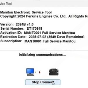 Manitou EST 2025B Remote Installation