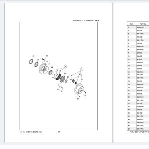 Manitou Telescopic Handlers MXT Series Service Operator Part Manual Update 2024 (7)