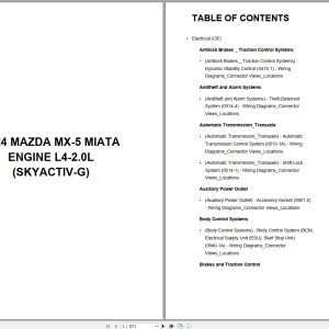Mazda MX 5 Miata 2024 L4 2.0L SKYACTIV G Wiring Diagram (1)