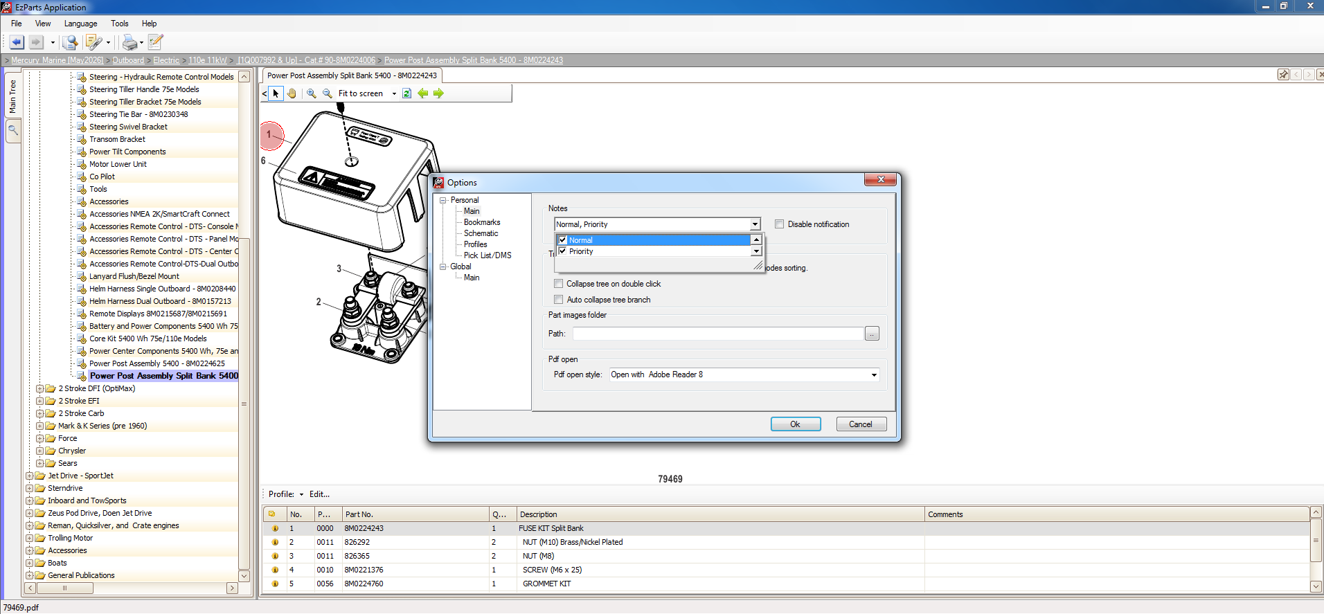 Mercury Marine EU NA Q2 2026 Electronic Parts Catalog VMware 6