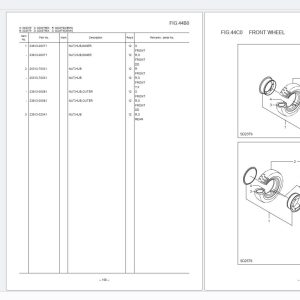 Mitsubishi Shovel Loader SD23T9 SD23T9EX SD25T9 SD25T9EX Parts Catalog (2)