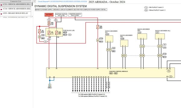 Nissan Armada Patrol (Y63) October 2024 2025 Service Manual Wiring Diagrams (2)