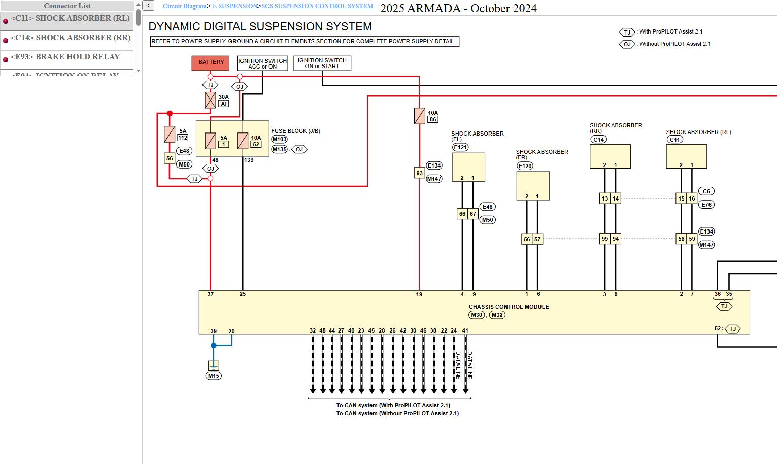 Nissan ARMADA PATROL (Y63) October 2024 2025 Service Manual Wiring Diagrams (2)
