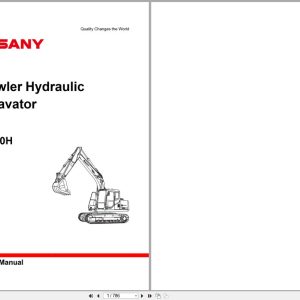 Sany Excavator SY330H Repair Manual 1