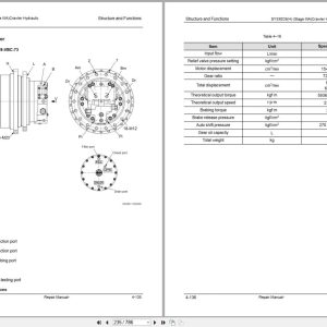 Sany Excavator SY330H Repair Manual 2