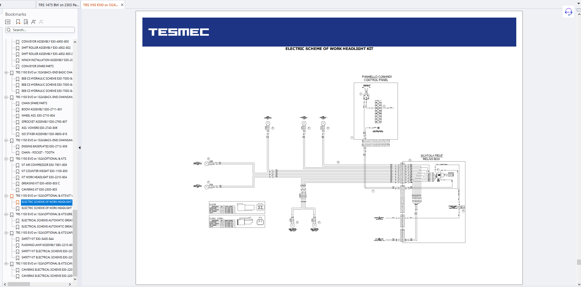 TESMEC Trenchers Construction Equipment Parts Diagrams Tecnical Documentation (3)