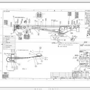 Terex Crane RT1000 Electrical Hydraulic Schematic 1