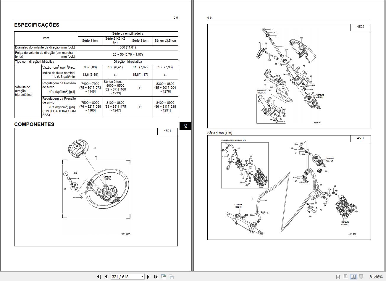 Toyota Forklift 8FG10 30 8FD10 30 Wiring Diagram and Repair Manual PT 3