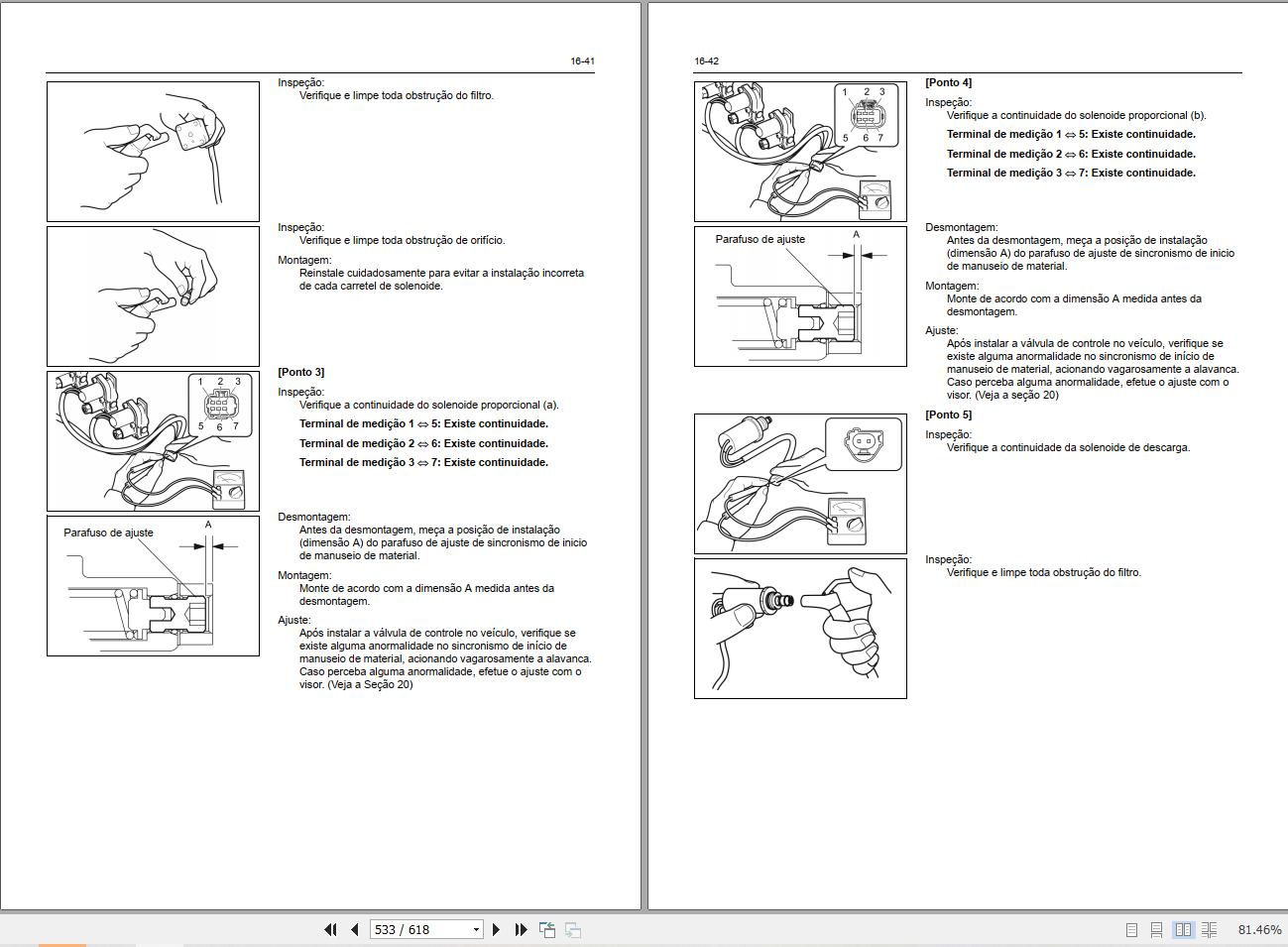 Toyota Forklift 8FG10 30 8FD10 30 Wiring Diagram and Repair Manual PT 4