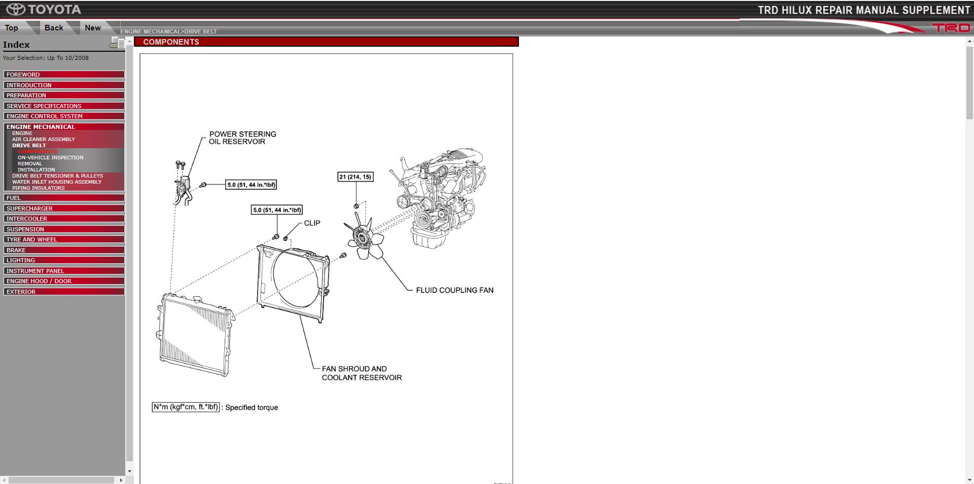 Toyota Hilux 2008 Service and Repair Manual 1