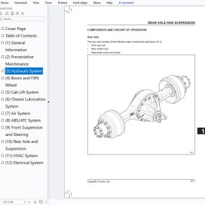 Capacity Trucks TJ Sabre Series Service Manual 2015 3