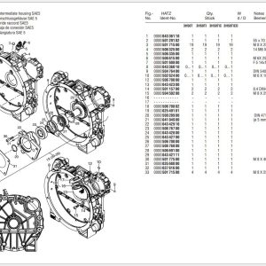 Hatz Engine 3H50T 3H50TI 3H50TIC 3H50TICD Spare Parts Catalog 000043700402 2