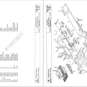 Krupp Crane KMK6180 Schematics Parts Operators Maintenance Manual Load Charts 2