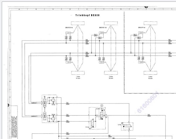 Kruup Crane KMK6180 61600801 Electrical Hydraulic Pneumatic Schematics 2