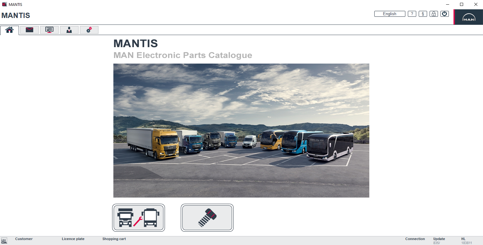 MAN MANTIS EPC v835 07.2026 Spare Parts Catalog 1