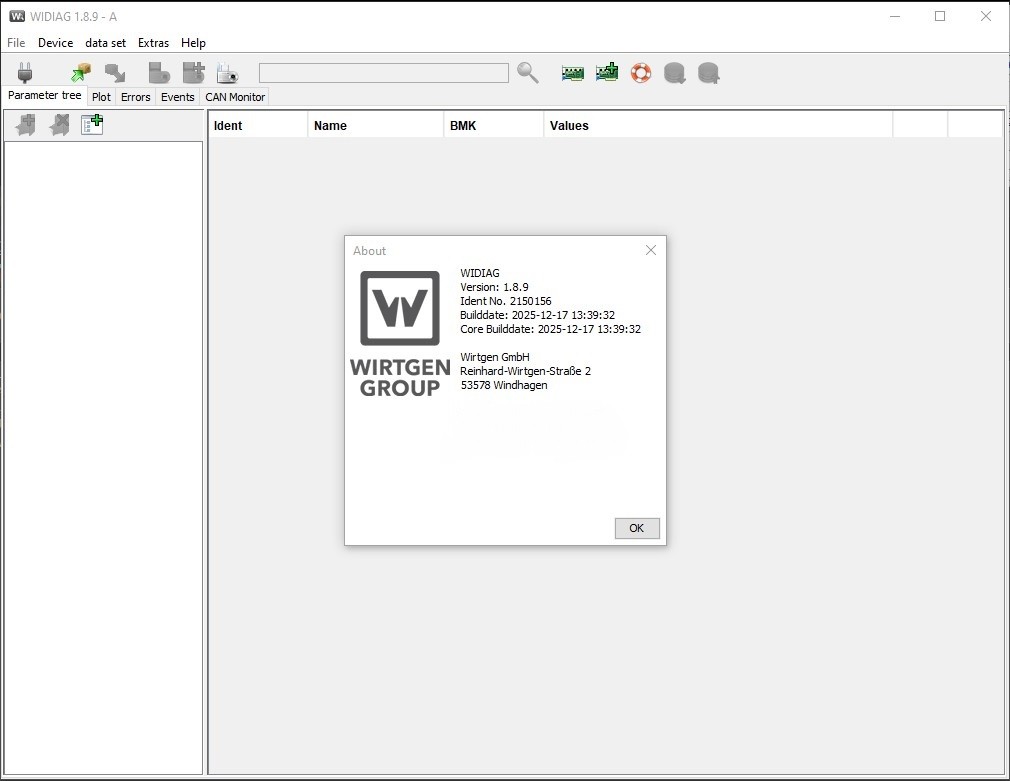 WIRTGEN WIDIAG 1.8.9 12.2025 Remote Installation 1