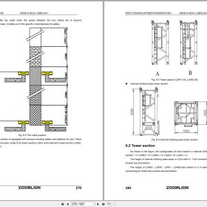 Zoomlion Tower Crane WA5610-6G WA5610-6A Instruction Manual Zoomlion Tower Crane Wa5610 6G Wa5610 6A Instruction Manual 3