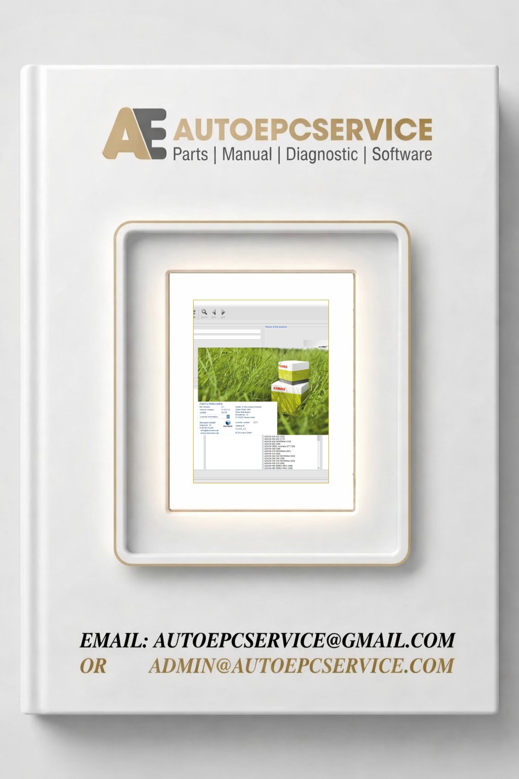 Claas Parts Doc 2.2 08.2022 Agricultural Updated 738 EPC Spare Parts Catalog DVD 1 Download