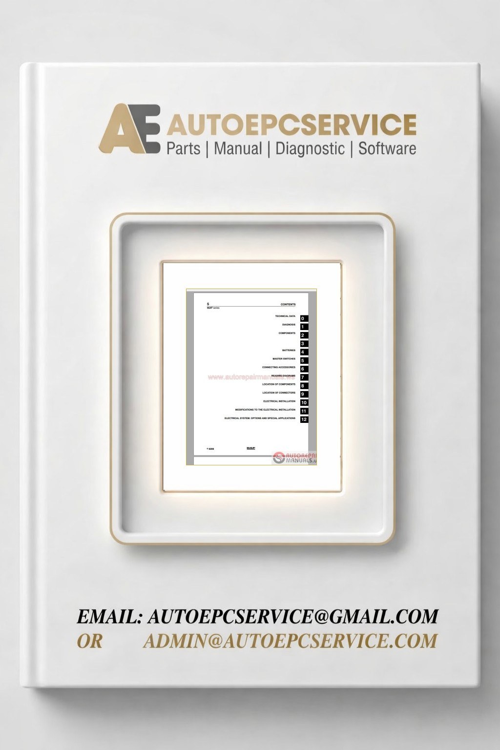 DAF Full Set Shop Manual DVD2 Download