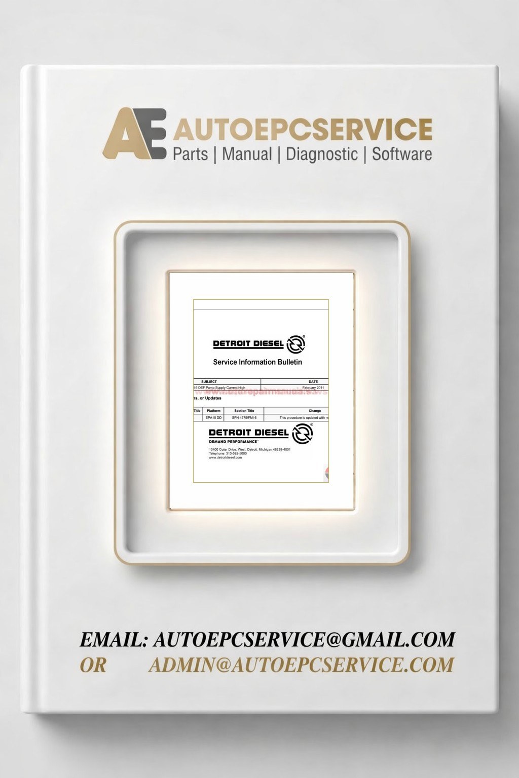 Detroit Full Set Shop Manual DVD8 Download