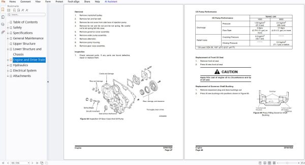 Doosan Excavator Dx15 Dx18 Shop Manual K1043970E