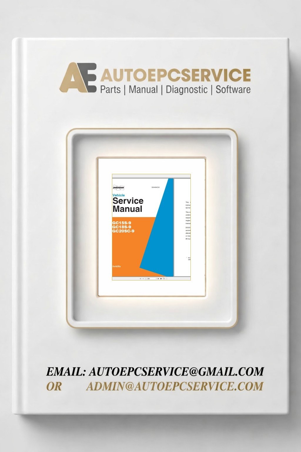Doosan Forklift 2019 PDF Service Manual Part Manual Schematic Diagram DVD 7 Download