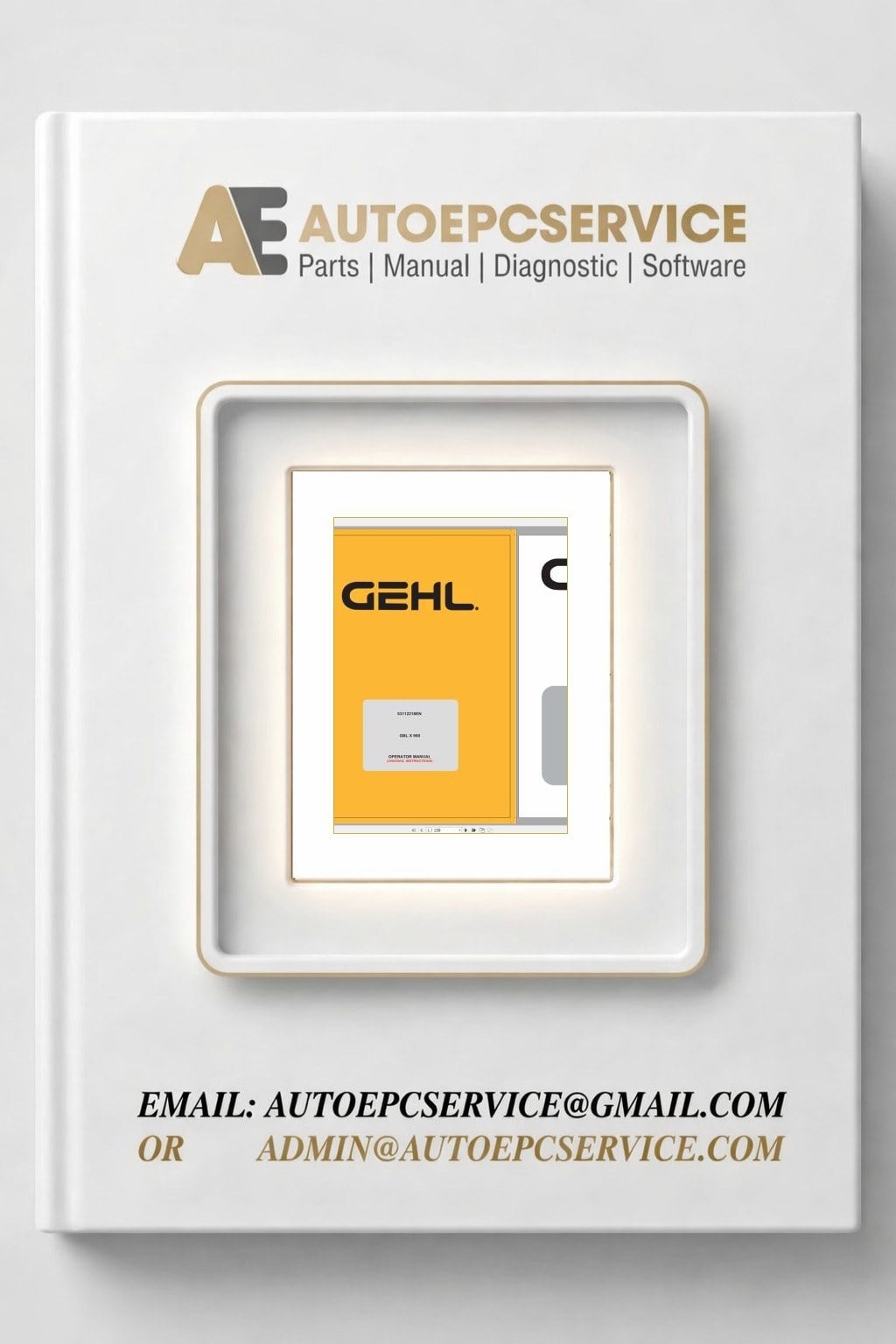 Gehl Heavy Equipment Backhoe Loader Compact Track Loader Updated 2022 PDF Operators Manual 1 Download