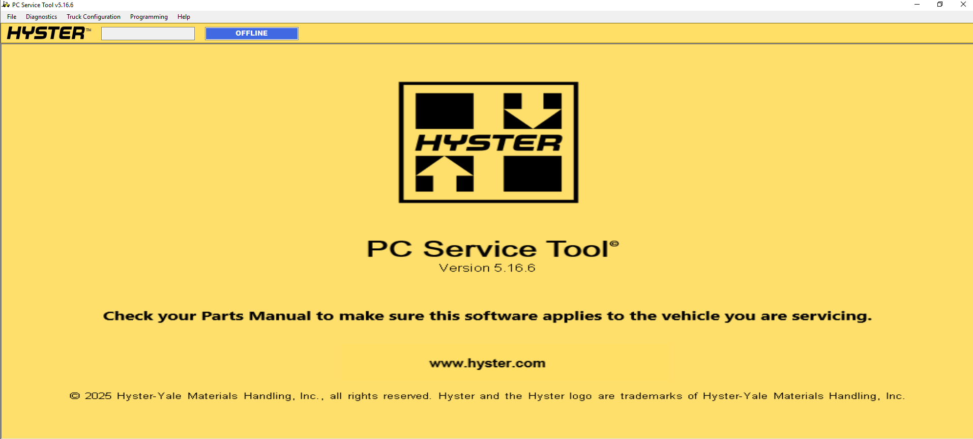 Hyster Forklift PCST v5.16.6 2026 Service Tool Remote Installation 1