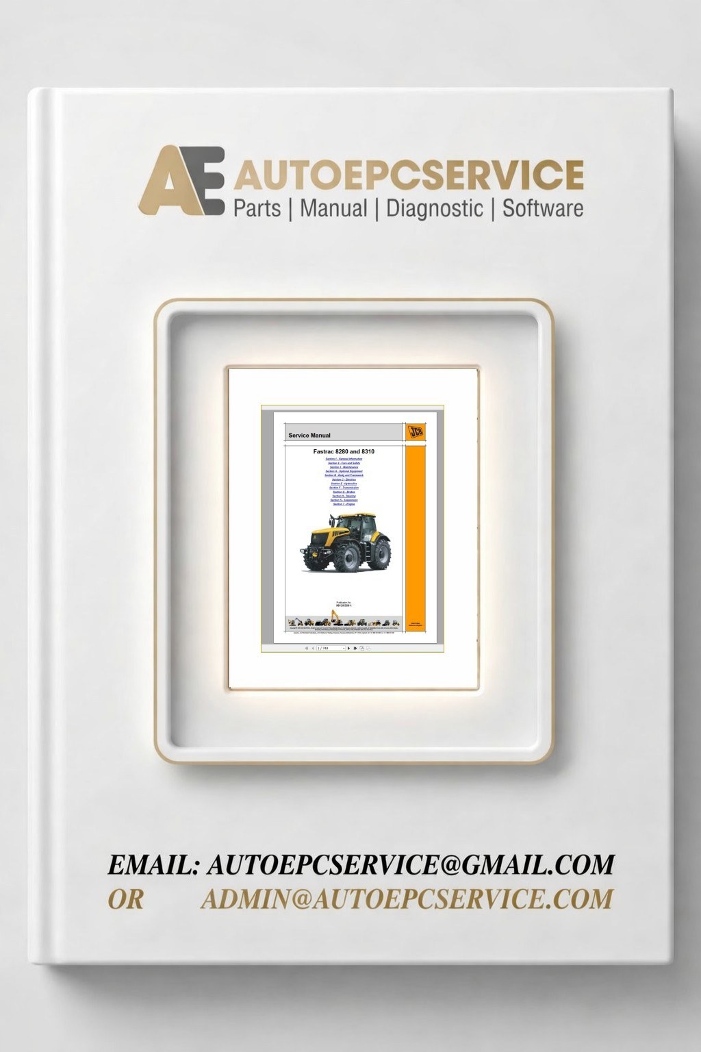 JCB Tractor Service Manual New Models Updated 2018 CD3 Download