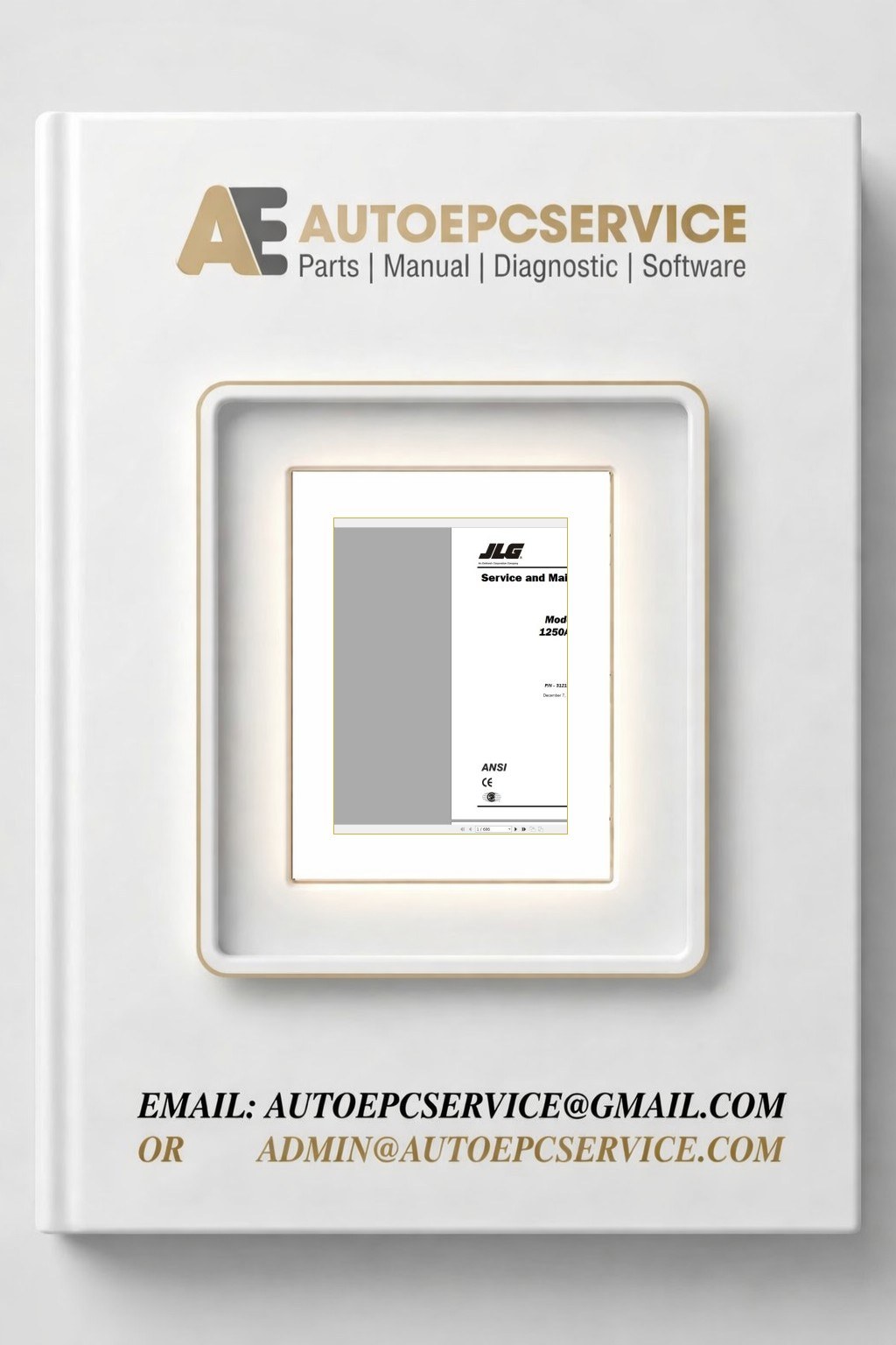 JLG Part and Service Maintenance Manual CD4 Download