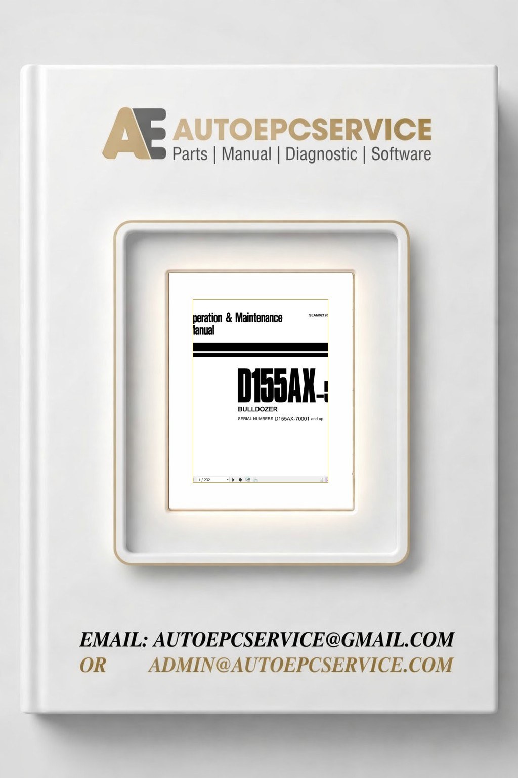 Komatsu Bulldozer D155AX 5 70001 and up Operator Maintenance Manual EN SEAM021202T 1 Download