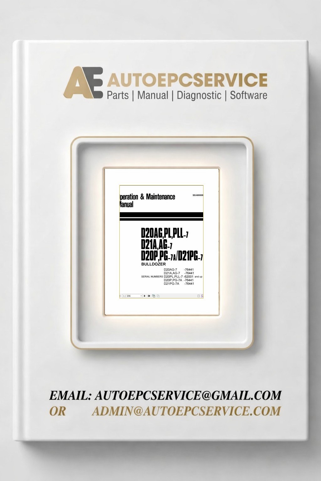Komatsu Bulldozer D20AGPLPLL D21AAG D20PPG D21PG Operator Maintenance Manual EN SEAM000902 1 Download