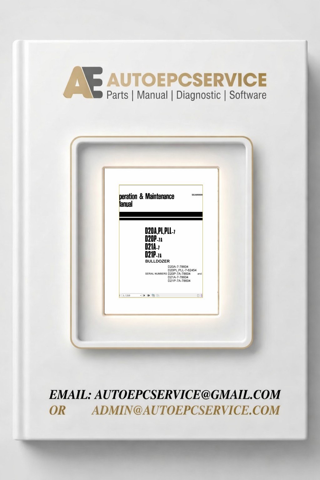 Komatsu Bulldozer D20A PL PLL D21AP Operator Maintenance Manual EN SEAM000904 1 Download