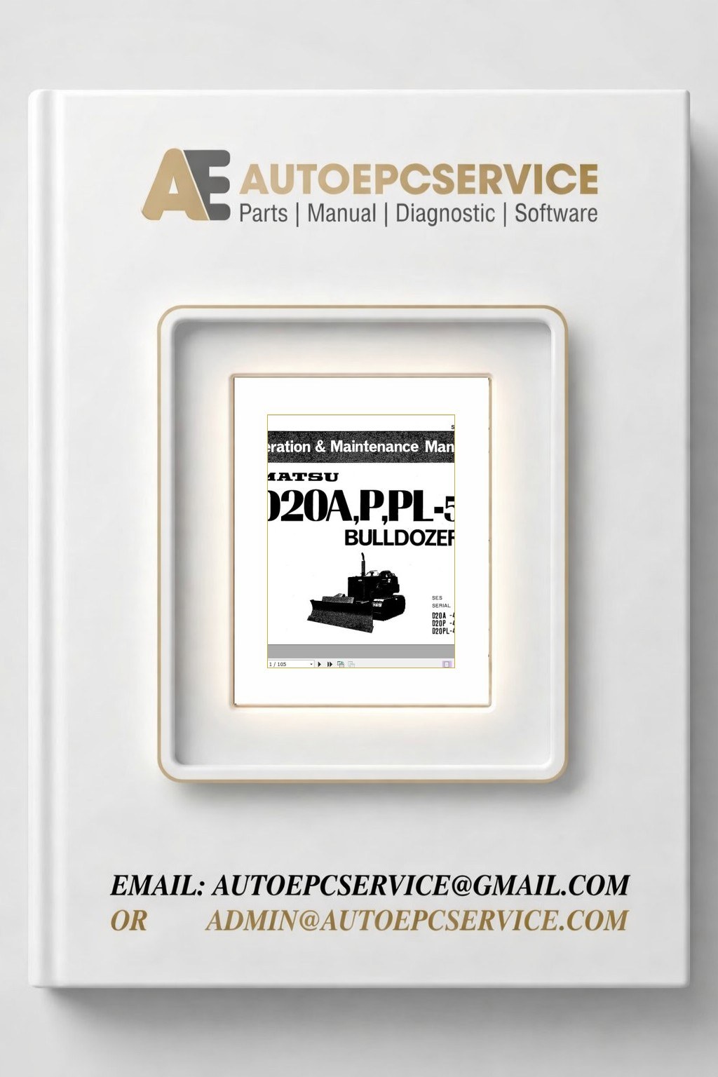 Komatsu Bulldozer D20A PPL 5 Operator Maintenance Manual EN SEAM101D00 1 Download