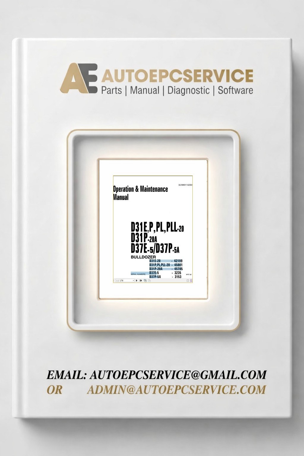 Komatsu Bulldozer D31E 37E P PL PLL Operator Maintenance Manual EN SEAM01142004 1 Download