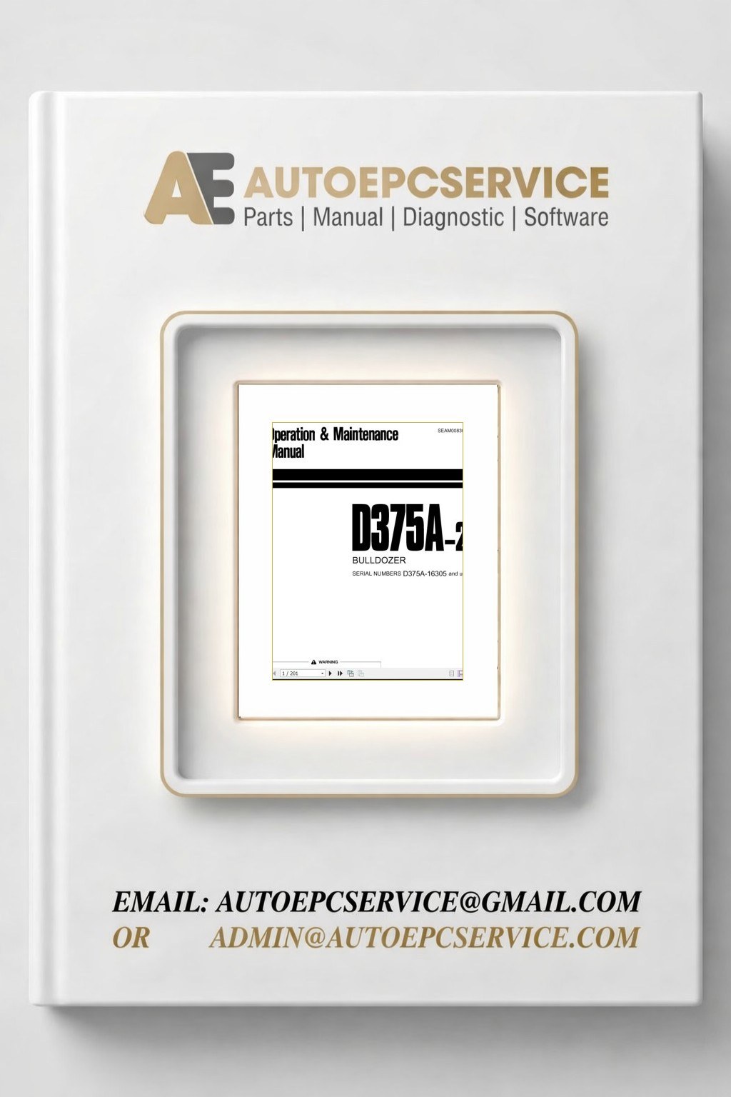 Komatsu Bulldozer D375A 2 16305 and up Operator Maintenance Manual EN SEAM008300 1 Download