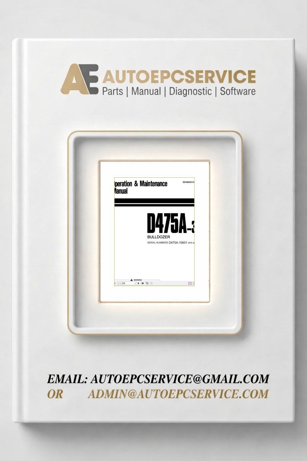 Komatsu Bulldozer D475A 3 10601 and up Operator Maintenance Manual EN SEAM025103T 1 Download