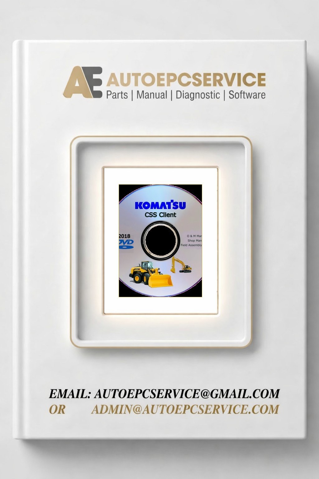 Komatsu EPC CSS Service Manual 2018 DVD Download