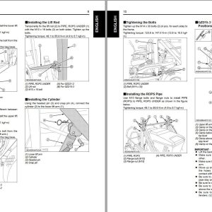 Kubota Mower Gzd15-3Ld Gzd15-3Hd Gzd21-2Hd Assembly Manual K2013-7152-2 - Image 3
