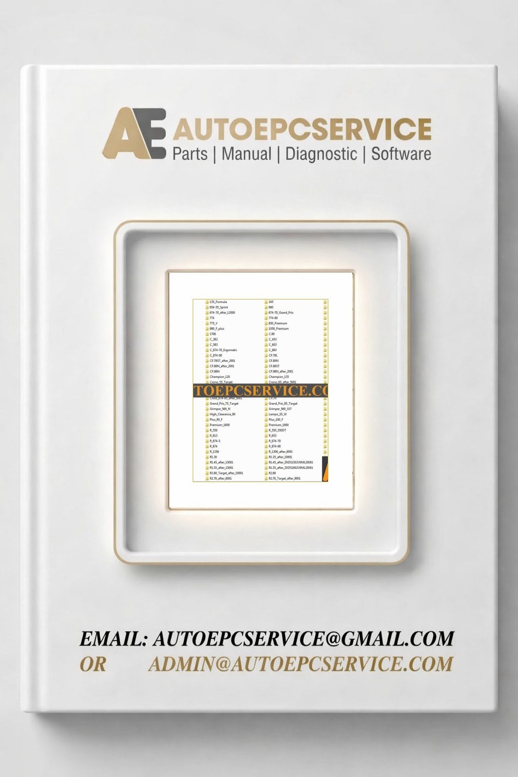 Lamborghini Full Set Parts Manual DVD11 Download