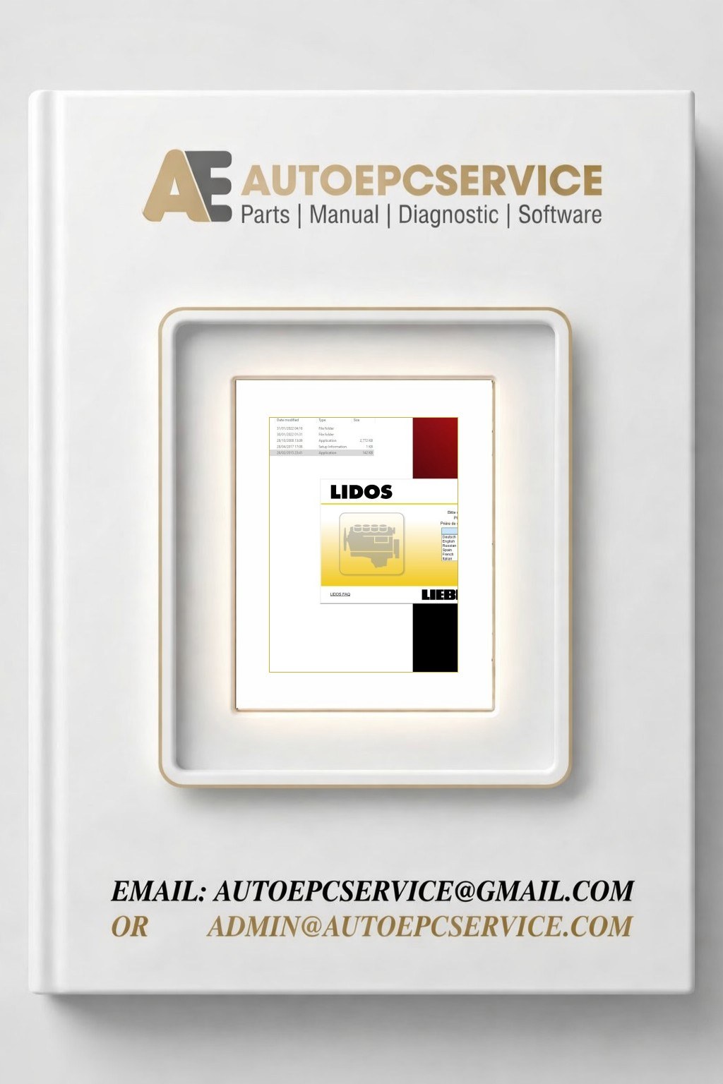 Liebherr Lidos Offline COT Diesel Engine 03.2022 Spare Parts Catalog Service Information DVD 1 Download