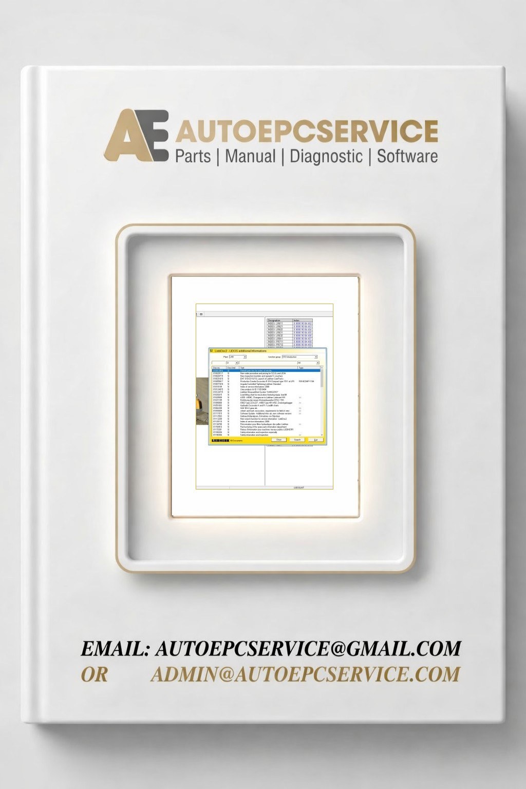 Liebherr Lidos Online EPC Service Document 07201920 Download