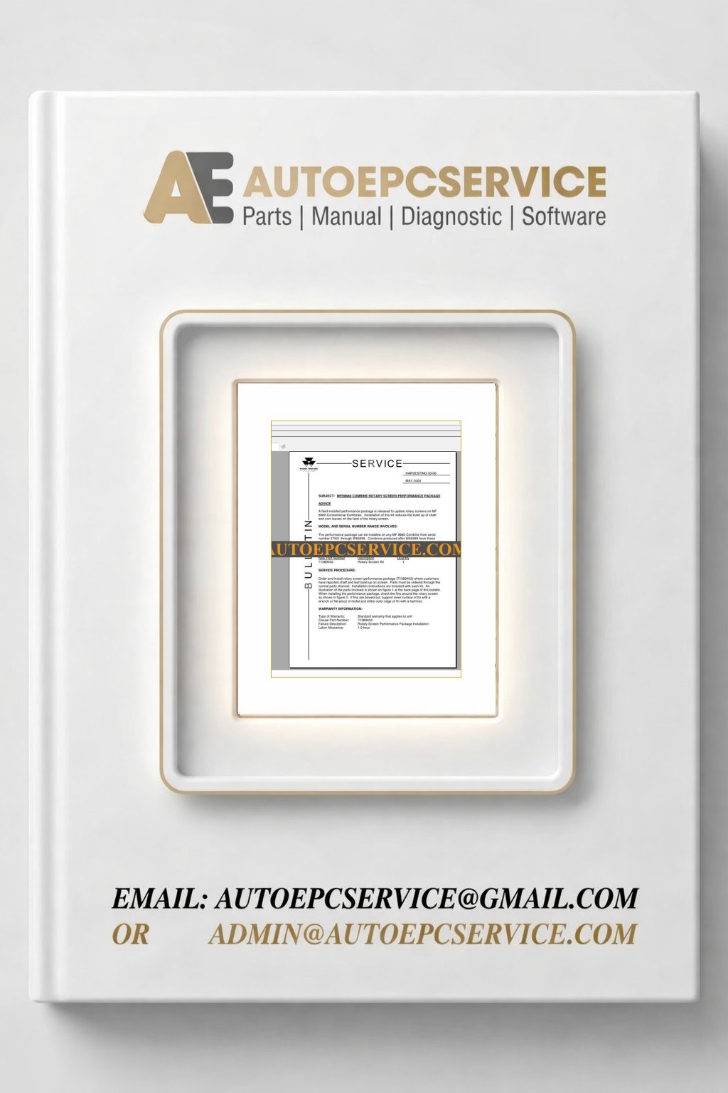 MASSEY FERGUSON North America Service Manuals 032015 Full Keys4 Download