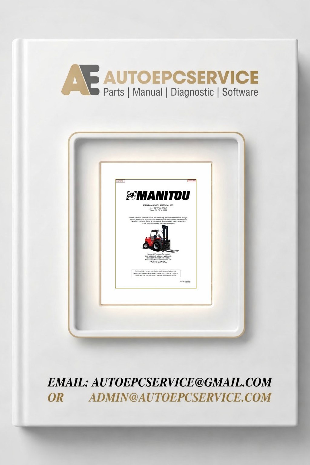 Manitou Vertical Masted Forklift Operator Manuals Parts Manuals Download