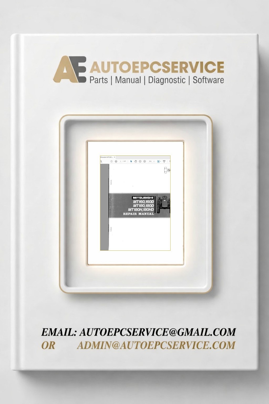 Mitsubishi MT160 180 Repair Manual 1 Download