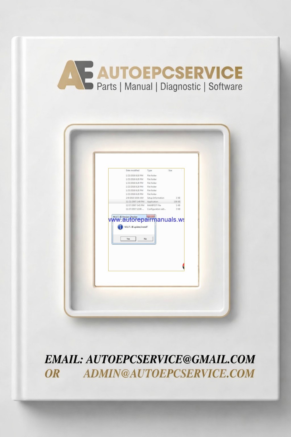 Mitsubishi MUT III PRE PRE17121 00 1220172 Download