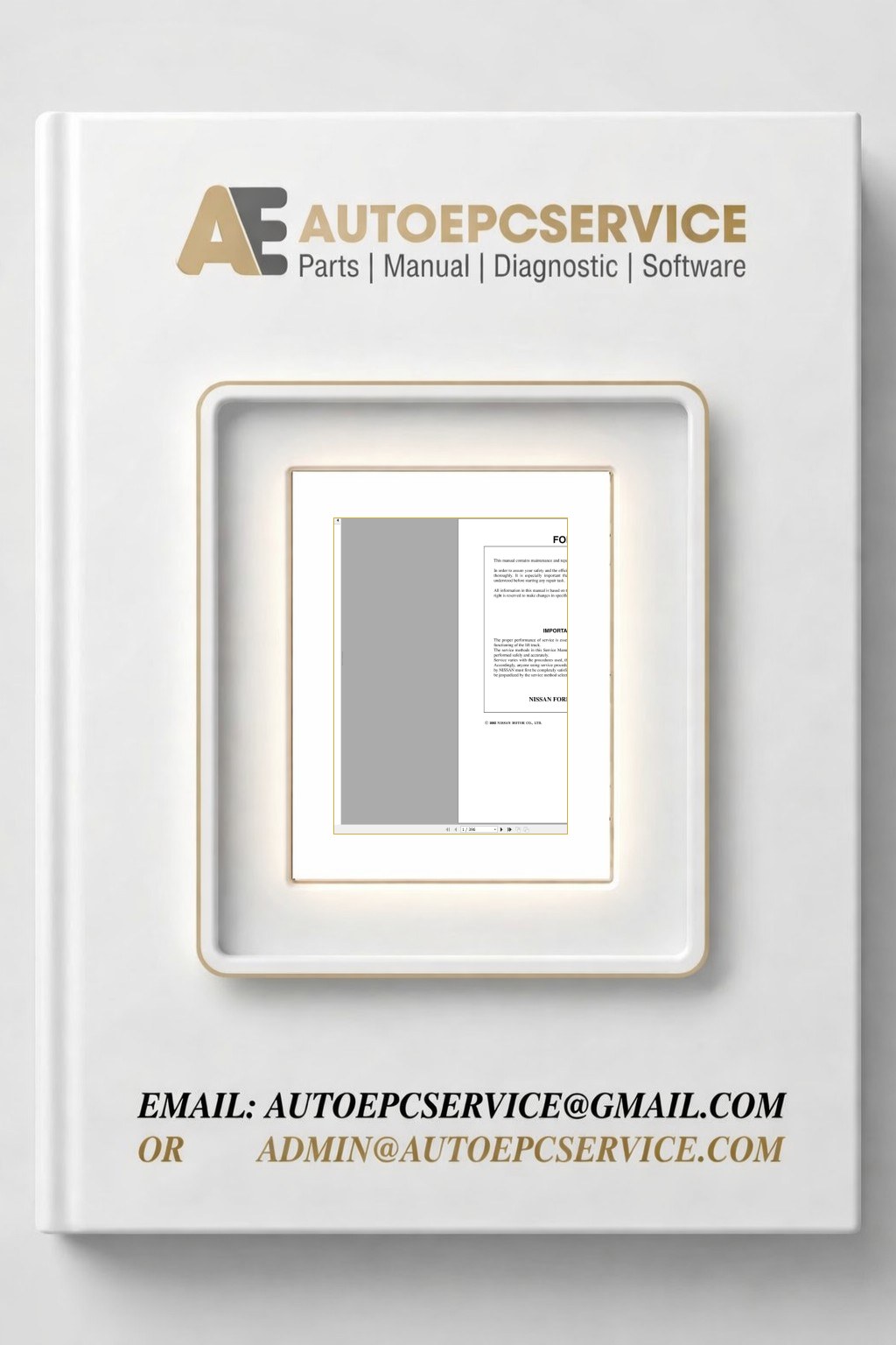 Nissan Forklift 1N1 Service Manual SM05E 01N1U0 2005 Download